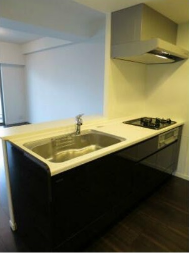 キッチン　2口ガスシステムキッチン