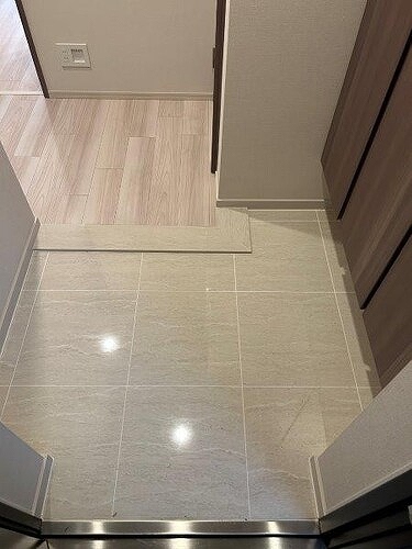 玄関　玄関 内装後 前回募集時／2023年5月の写真