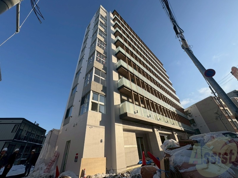 建物外観　札幌市中央区北十二条西「リシェス桑園」