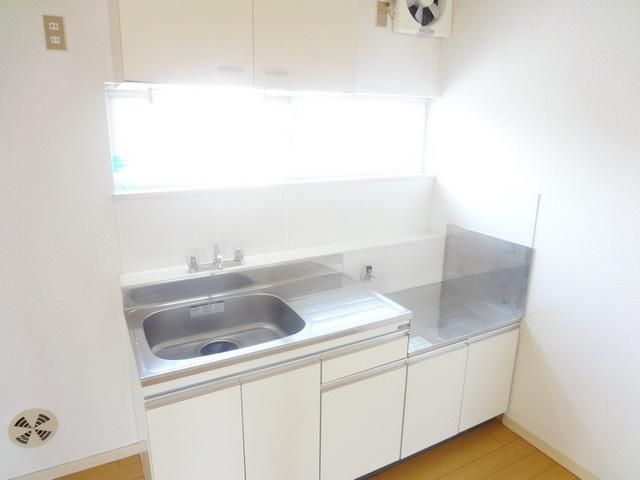 キッチン　２口ガスコンロ設置可