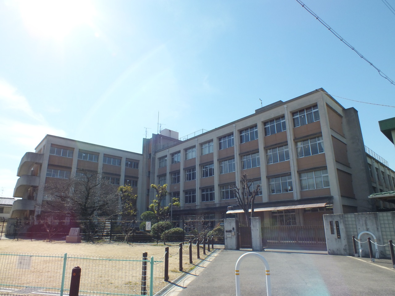小学校　柏原市立柏原小学校（小学校）まで656m