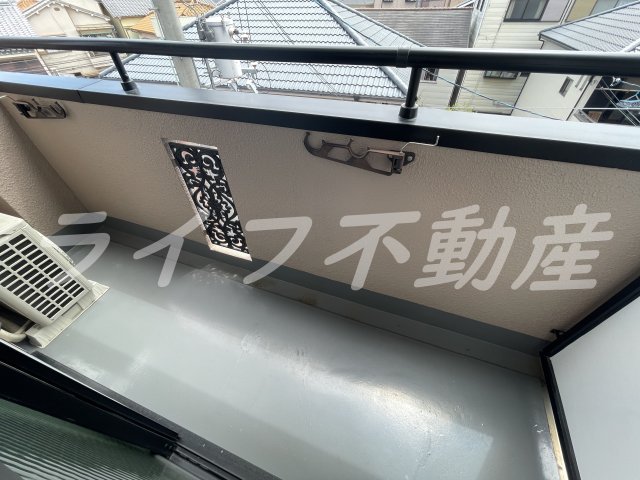 バルコニー　広々としたバルコニーです