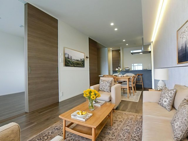 居室・リビング　CG家具のため実際は家具が付きません。