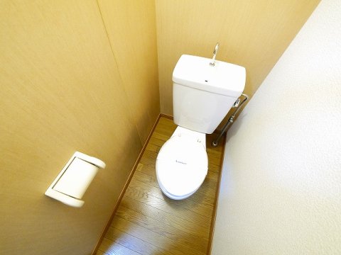 トイレ　ゆったりとした空間のトイレです