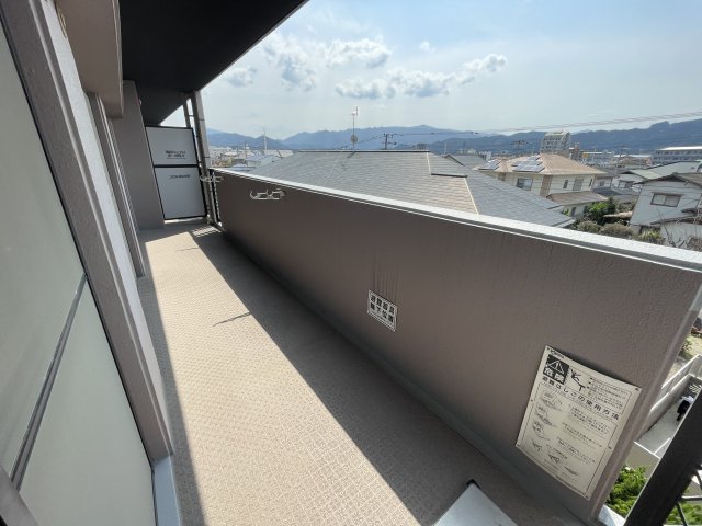 バルコニー　同じ間取りの別の部屋写真です