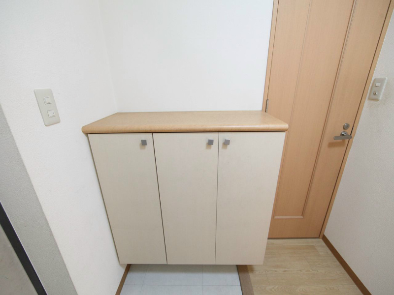 玄関　玄関　シューズボックス付