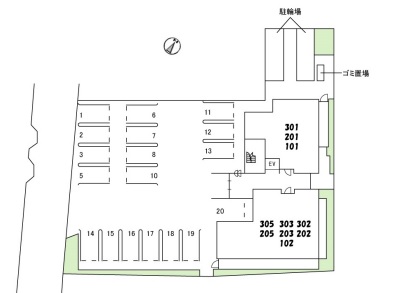 駐車場　イメージパース