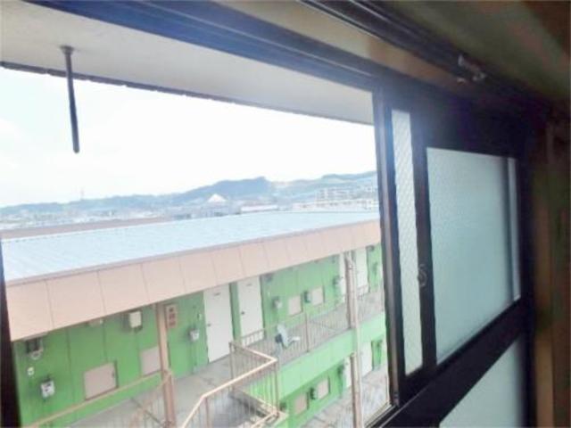 バルコニー　お洗濯もバッチリ