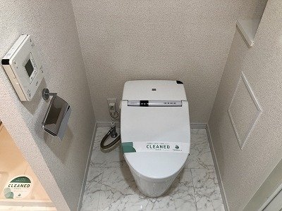 トイレ　ゆったりとした空間のトイレです