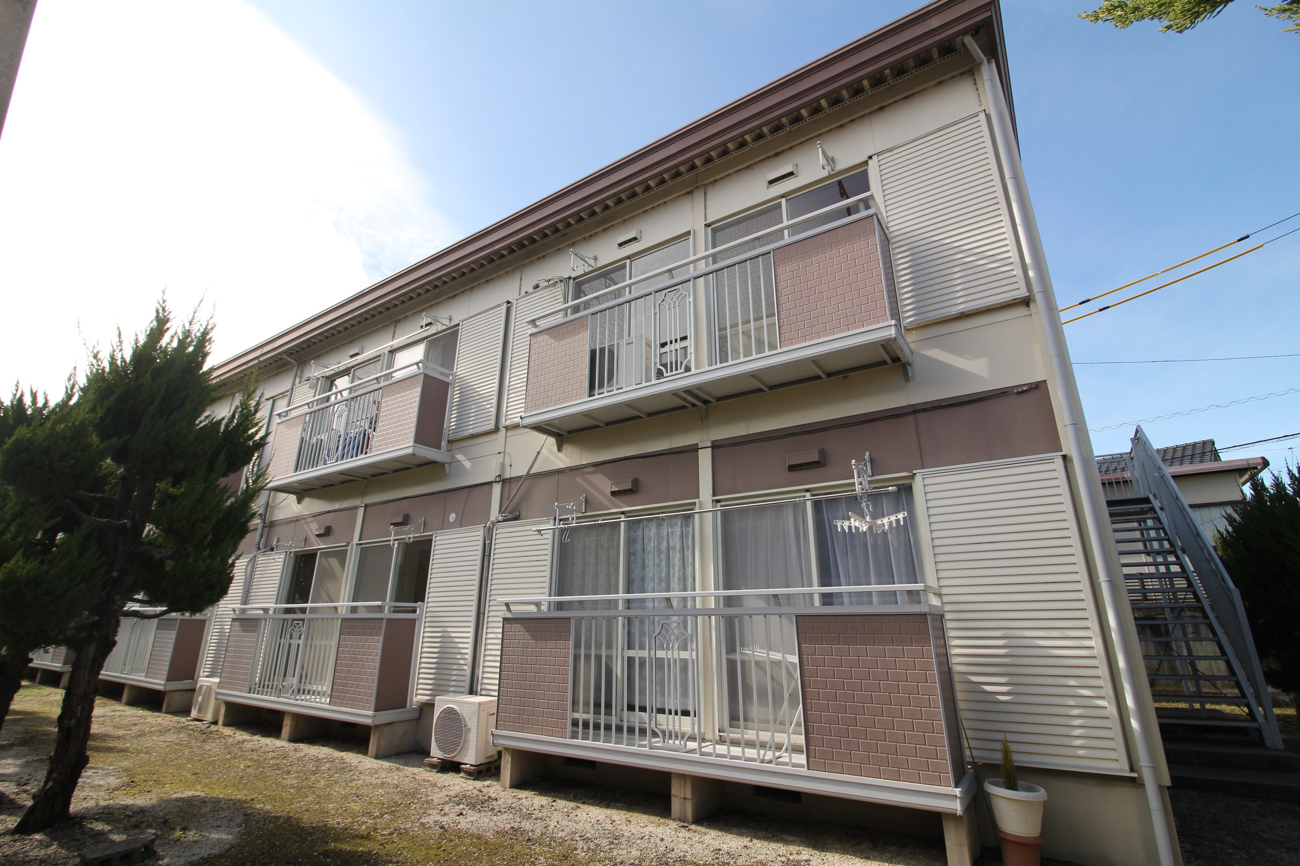 建物外観　福井の2DKアパート♪