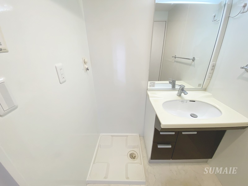 洗面設備　洗濯機置き場☆