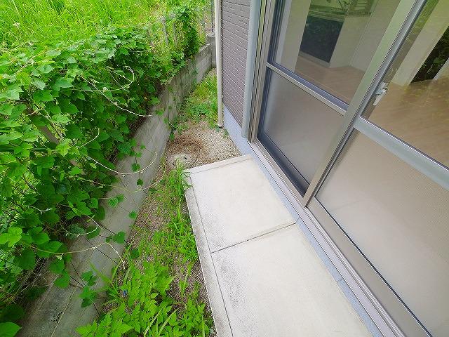 庭　お庭でゆったりと過ごせます