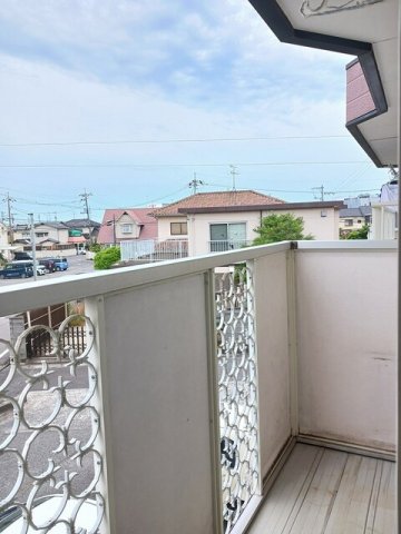 バルコニー　落ち着いた時間を過ごせるバルコニーです