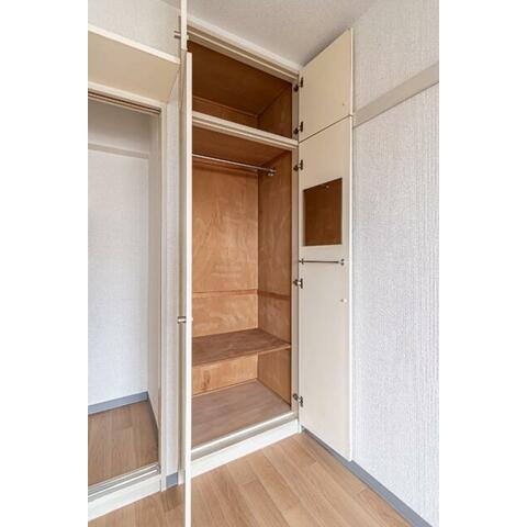 収納　クローゼットです