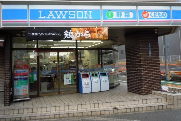 コンビニ　ローソン新宿一丁目店（コンビニ）まで118m