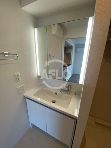 洗面設備　D-room今川　C棟　独立洗面台