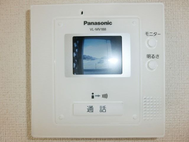 セキュリティ　訪問者の顔が分かるので安心