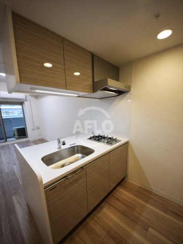 キッチン　プレサンス北浜オリジン　2口ガスシステムキッチン