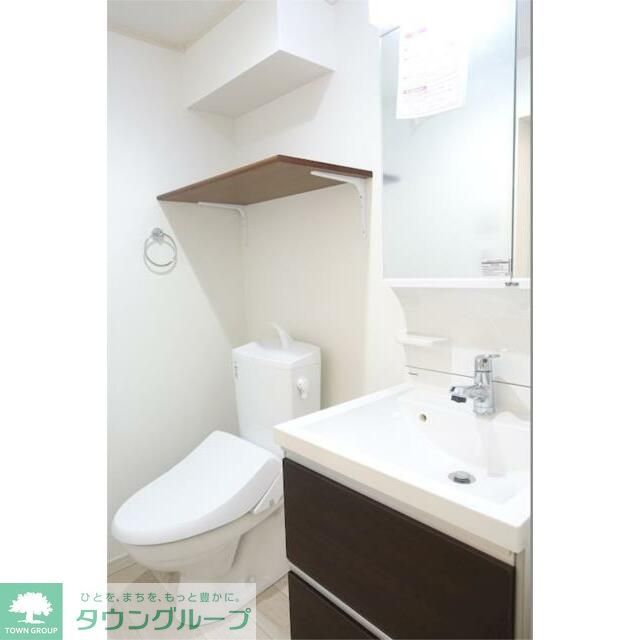 洗面設備　同物件別部屋写真