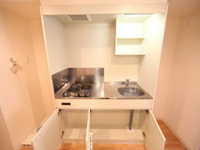 キッチン　システムキッチン（ガス2口コンロ付）