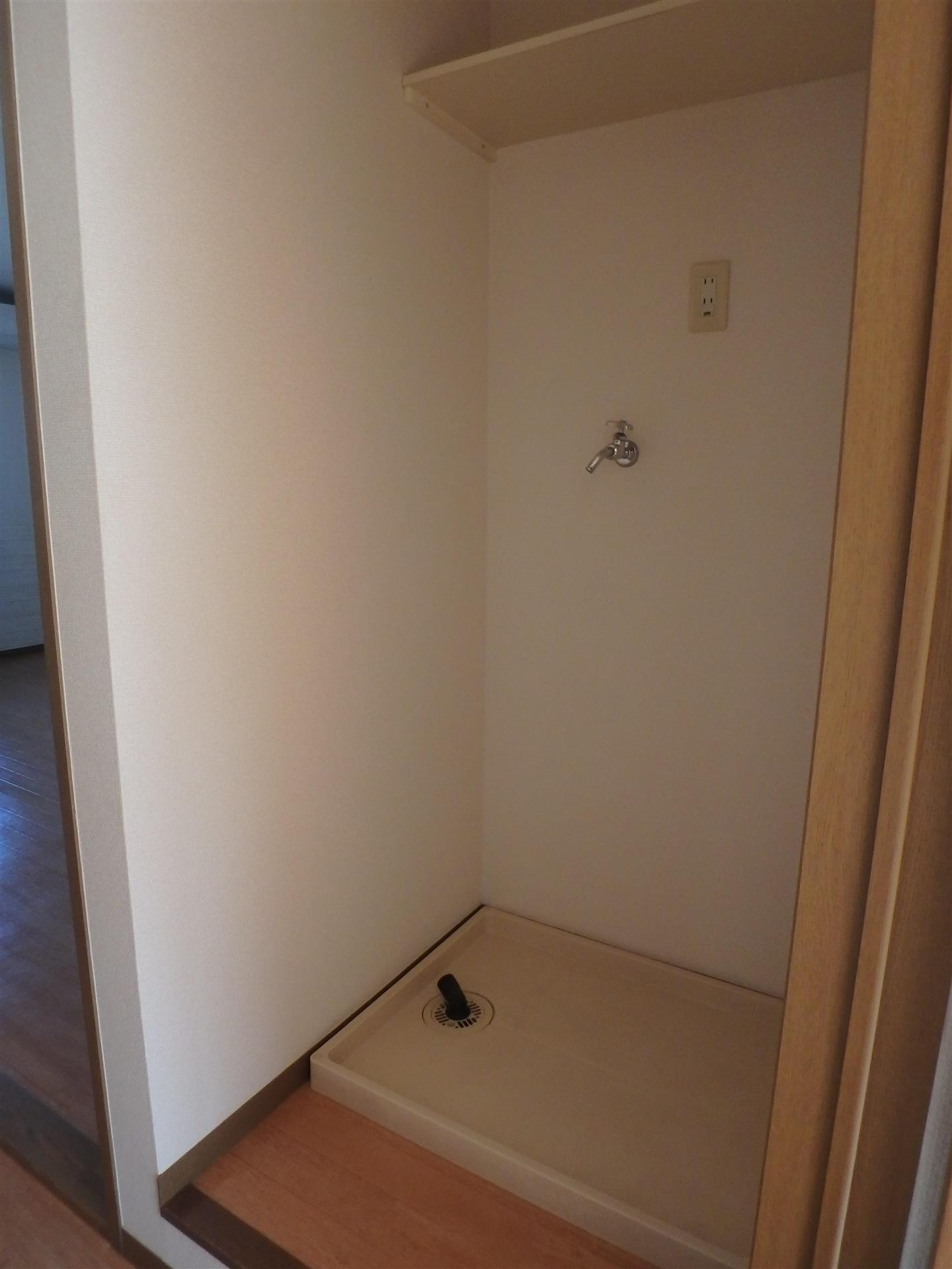 セキュリティ　洗濯機置き場