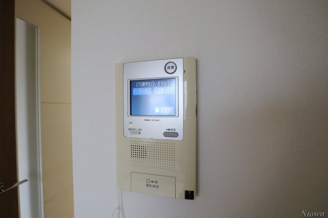 セキュリティ　モニター付きインターホンです
