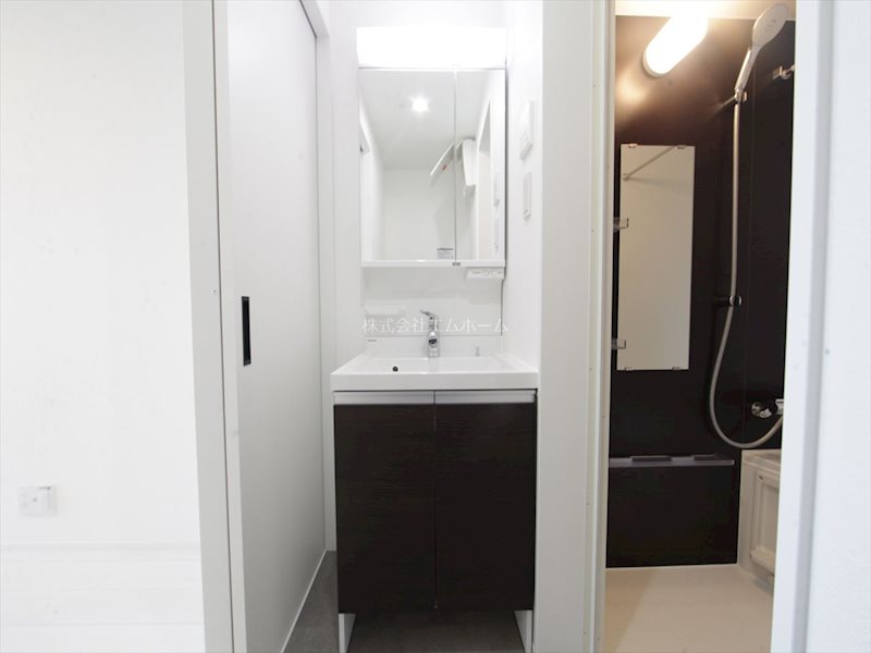 洗面設備　脱衣所　独立洗面台（シャンプードレッサー付）