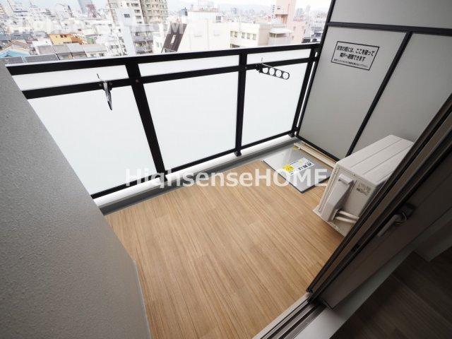 バルコニー　落ち着いた時間を過ごせるバルコニーです