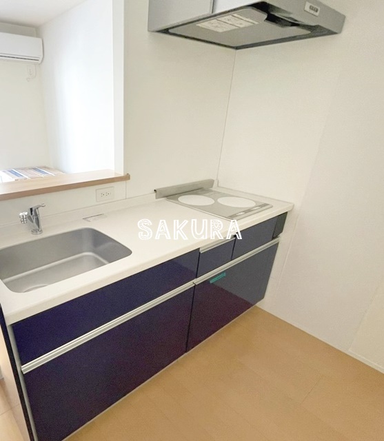 キッチン　自炊をされる方に嬉しい2口コンロ♪