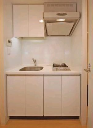 キッチン　２口ガスコンロシステムキッチン