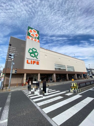 スーパー　ライフ夙川店（スーパー）まで494m