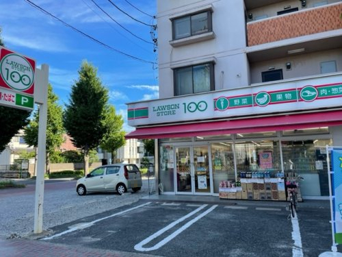 コンビニ　ローソンストア100 LS稲葉地店（コンビニ）まで450m