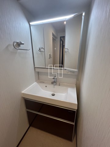 洗面設備　プレジオ難波　独立洗面化粧台