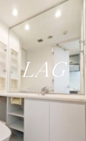 洗面設備　洗面台です。