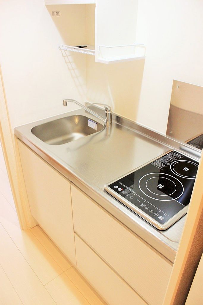 キッチン　電気コンロ２口