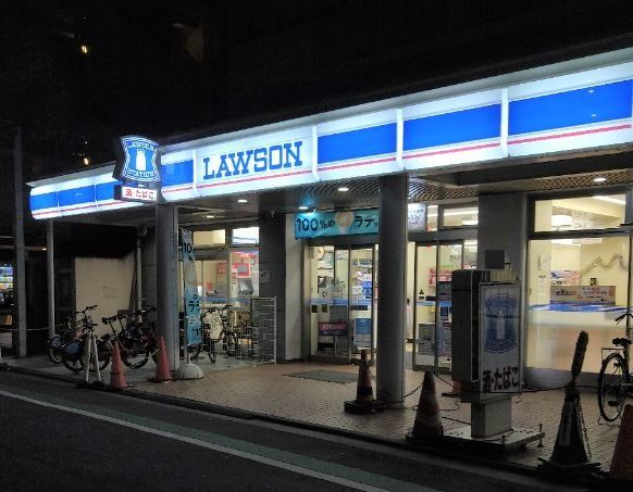 コンビニ　ローソン武蔵中原駅前店（コンビニ）まで80m