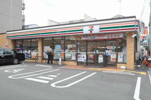 コンビニ　セブン‐イレブン 大阪天下茶屋２丁目店（コンビニ）まで465m