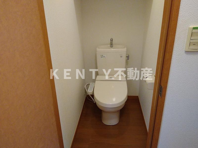 トイレ　ゆったりとした空間のトイレです