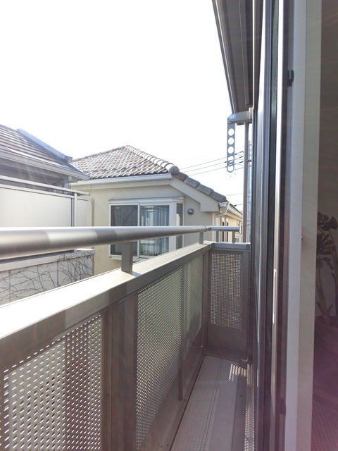 バルコニー　洗濯物が落下しても大丈夫です♪
