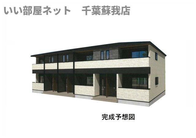 建物外観　先行申込受付中！完成が楽しみですね！