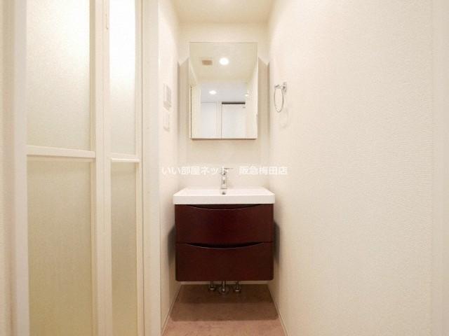 洗面設備　図面と現状が異なる場合は現状優先となります。