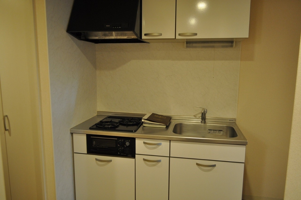 キッチン　2口システムガスキッチンです。