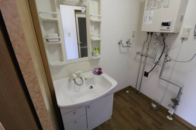 洗面設備　シャンドレで朝の準備バッチリ！