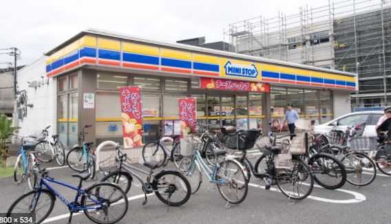 コンビニ　ミニストップ北砂6丁目店（コンビニ）まで378m