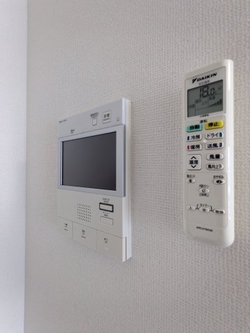 セキュリティ　モニター付きインターホンです