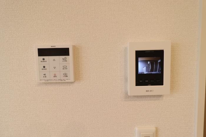 セキュリティ　モニター付きインターホン