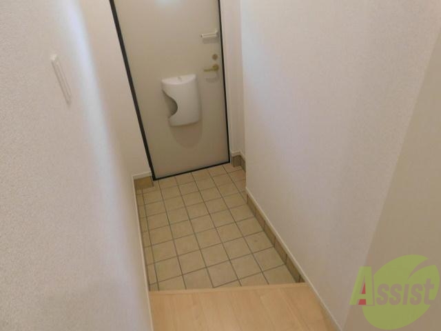 玄関　明るい玄関です！