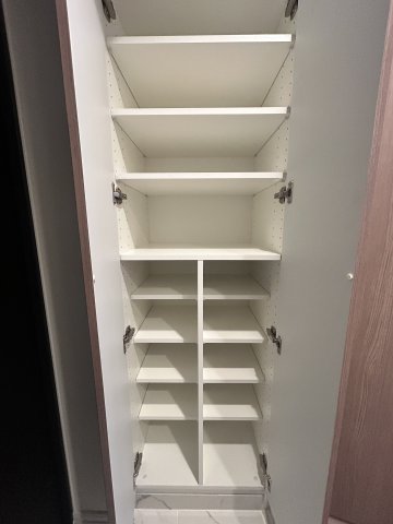 収納　たっぷりとした収納スペースです