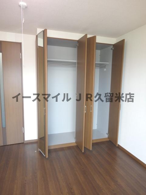収納　たっぷりとした収納スペースです