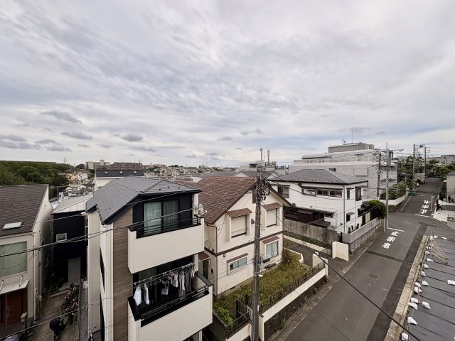 眺望　バルコニーからの眺望。自社撮影写真。